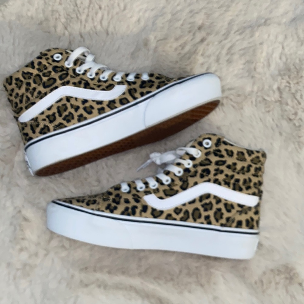 Cheetah print vans